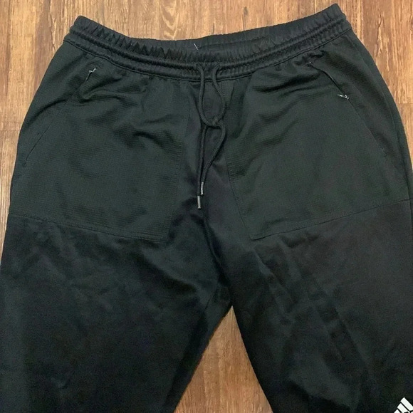 Men’s Adidas Track Joggers Pant Black Size XL - Picture 4 of 10